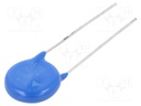 Varistor: metal-oxide; THT; 385VAC; 505VDC; 620V; 4500A; 80J