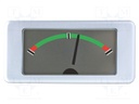 Panel; analogue; VDC: 0÷1V; 125mVDC; 43.5x21.4x7mm; Ø5mm