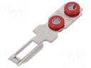 Safety switch accessories: flat key; Series: D4GS-N