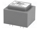 Transformer: encapsulated; 7VA; 230VAC; 15V; 15V; 0.23A; 0.23A; IP00