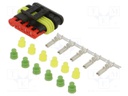Connector: wire-wire; plug; female; Superseal 1.5; 24VDC; PIN: 5