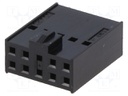 Plug; wire-board; female; C-Grid III; 2.54mm; PIN: 10; w/o contacts
