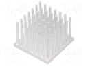 Heatsink: extruded; L: 25mm; W: 25mm; H: 18.5mm; 3K/W; aluminium