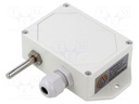 Converter: temperature; for wall mounting; Enclos.mat: ABS