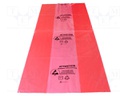 Waste bag; ESD; 450x735x990mm; Thk: 32.5um; 110l; 100pcs; pink
