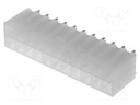 Socket; wire-board; male; N42G; 4.2mm; PIN: 22; THT; 600V; 9A; tinned