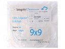 Wipe: cloth; polyester; 200pcs; 177.8x177.8mm; Cleanroom