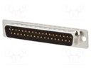 D-Sub; PIN: 37; male; soldering; for cable; gold flash