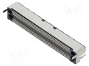 Connector: PCB to PCB; hermaphrodite; PIN: 100; 0.5mm; LSHM; SMT