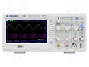 Oscilloscope: digital; Band: ≤100MHz; Channels: 2; 40kpts; 1Gsps
