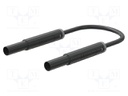 Test lead; 32A; banana plug 4mm,both sides; insulated; Len: 2m