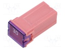 Fuse: fuse; 30A; 32VDC; automotive; 14.1mm; 14.1x12x27.2mm