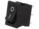 ROCKER; SPDT; Pos: 2; ON-ON; 3A/250VAC; black; none; 35mΩ; Body: black