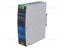 Power supply: switched-mode; for DIN rail; 75W; 12VDC; 6.3A; OUT: 1