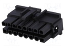 Plug; wire-wire/PCB; female; Mini-Fit TPA; 4.2mm; PIN: 16; 13A