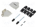 Metal backshell 15 way Top Entry-KIT