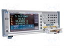 LCR meter; LCD TFT 7"; 6 digits; 800x480; f: 10Hz÷20MHz; 25Ω,100Ω
