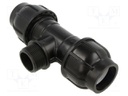 Splice terminal: clamping; for PE pipes; Plast; Medium: water