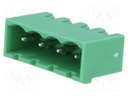 Pluggable terminal block; 5.08mm; ways: 4; straight; socket; male
