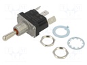 Switch: toggle; Pos: 3; SP3T; (ON)-OFF-(ON); 16A/250VAC; IP68; 1.5kV