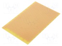 Board: universal; double sided,prototyping; W: 100mm; L: 160mm