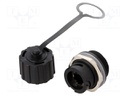 Socket; coupler; PIN: 8; Cat: 5e; shielded,with protective cap