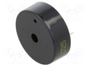 Sound transducer: piezo signaller; THT; 3.9kHz; 15mA; -30÷85°C