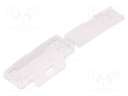 Label; natural; leaded; L: 29mm; W: 8mm; Application: for cable ties