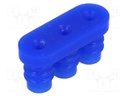 Gasket for wire; Universal MATE-N-LOK; 6.35mm; PIN: 3; Layout: 1x3