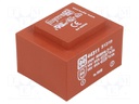 Transformer: encapsulated; 16VA; 230VAC; 18V; 18V; 444mA; 444mA