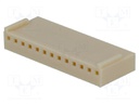 Plug; wire-board; female; NS25; 2.54mm; PIN: 13; w/o contacts; 250V