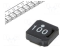 Inductor: ferrite; 10uH; 1.13A; 237mΩ; ±20%; -40÷105°C