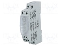 Timer; 0,1s÷10days; DPDT; 250VAC/8A; 12VAC; 12VDC; DIN; -20÷55°C