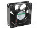 Fan: DC; axial; 12VDC; 80x80x25mm; 96.85m3/h; 43.1dBA; Vapo; 4500rpm