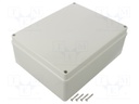 Enclosure: multipurpose; X: 198mm; Y: 248mm; Z: 95mm; SCABOX; grey