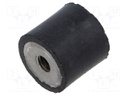 Vibration damper; rubber