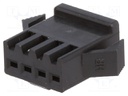 Plug; wire-wire; female; NPP; 2.5mm; PIN: 4; w/o contacts; for cable