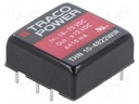 Converter: DC/DC; 10W; Uin: 18÷75V; Uout: 12VDC; Uout2: -12VDC; 1"x1"