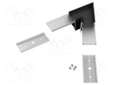 Connector 60°; black; aluminium,polycarbonate