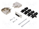 D-Sub; PIN: 15; plug; female; straight; soldering; for cable