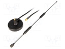 Antenna; GSM; 5dBi; linear; Mounting: magnet; 50Ω; male,SMA; Len: 3m