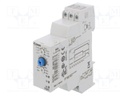 Timer; 0,1s÷100h; DPDT; 250VAC/8A; Usup: 24÷240VAC; 24VDC; DIN; IP20