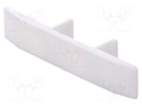 Protection; Application: ZUG-4; white; Width: 6.4mm; polyamide