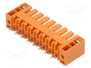 Pluggable terminal block; 3.5mm; ways: 8; straight; socket; male