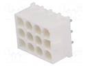 Socket; wire-wire/PCB; female; Universal MATE-N-LOK; 6.35mm; THT