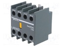 Auxiliary contacts; Series: EasyPact TVS; Leads: screw terminals