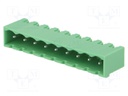 Pluggable terminal block; 5.08mm; ways: 9; straight; socket; male