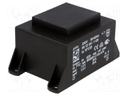 Transformer: encapsulated; 16VA; 230VAC; 7.5V; 7.5V; 1067mA; 1067mA