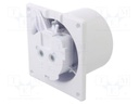 Fan: AC; axial; 230VAC; 93m3/h; 26dBA; ball; 2400rpm; 120x120x89mm