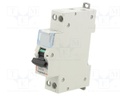 Circuit breaker; 400VAC; Inom: 32A; Poles: 1+N; DIN; Charact: C; 6kA